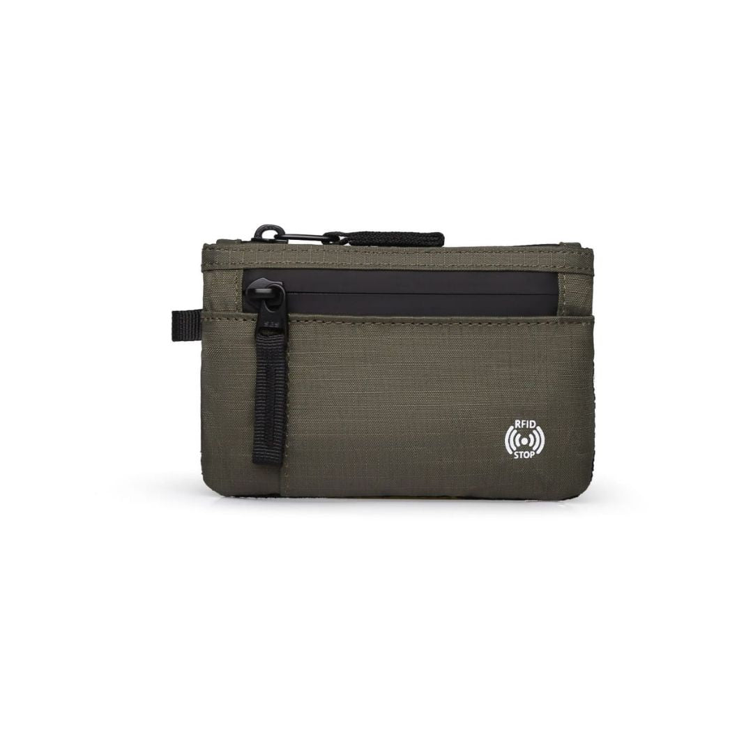 Slim RFID Wallet with Moneyclip