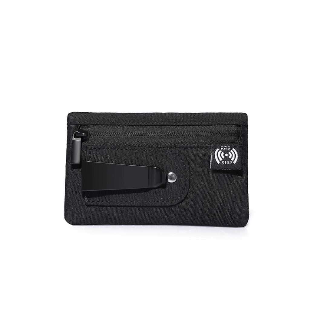 Slim RFID Wallet with Moneyclip