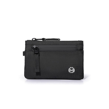 Slim RFID Wallet with Moneyclip