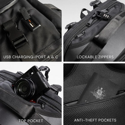 Oono Backpack V2 36L with Detachable Waist Bag